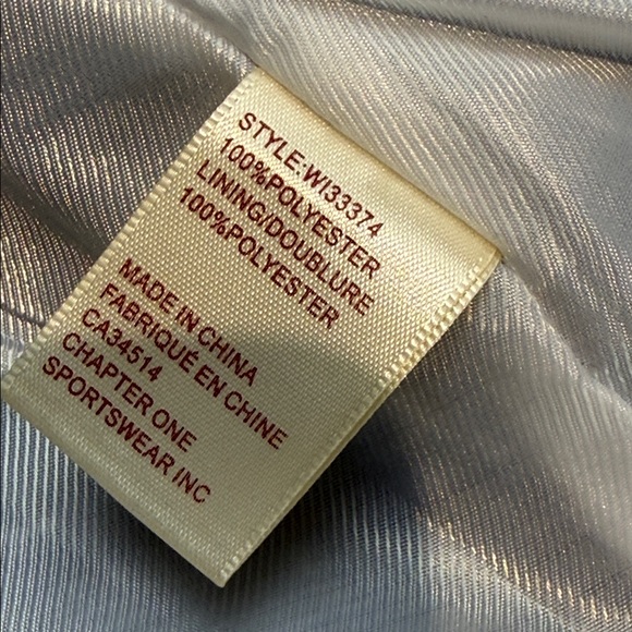 Autres Filles Dark Blue Textured Blazer Size Large - Picture 6 of 7